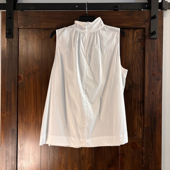 I.N.C. International Concepts Women's White Sleeveless Mock-Neck Blouse NWT - Picture 5 of 7